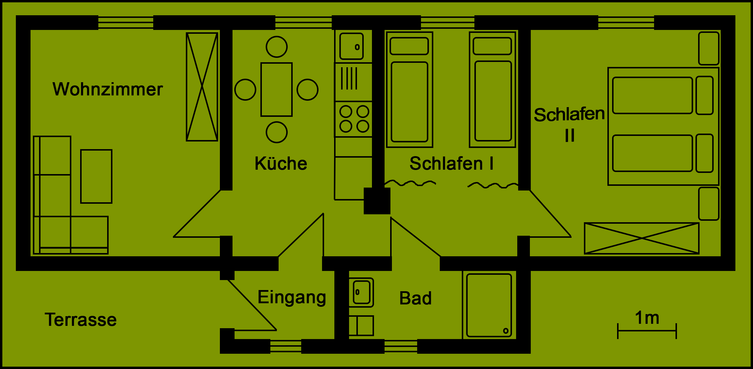 Grundriss gruen hell